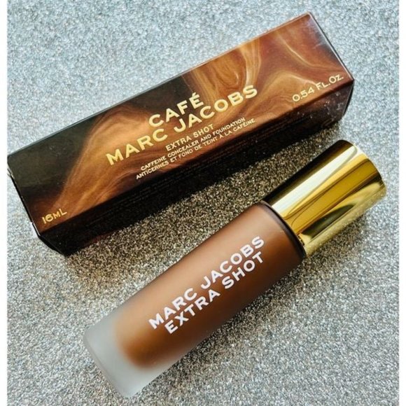 Marc Jacobs Makeup Cafe Marc Jacobs Extra Shot Concealer And Foundation In Deep 49 Color